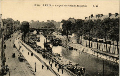 Paris 6e Le Quai des Grands Augustins à Paris 6e