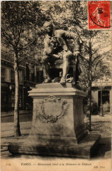 Paris 6e Monument eleve a la Memoire de Diderot à Paris 6e