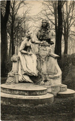 Paris 6e Luxembourg. Monument de Watteau -
																					75006 Paris 6e
																			