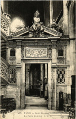 Paris 5e Saint-Etienne-du-Mont. La Porte du Jube à Paris 5e