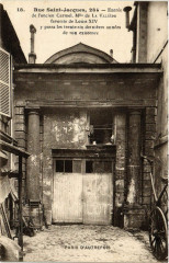 Paris 5e 284 Rue Saint-Jacques. Entrée de l'ancien Carmel à Paris 5e