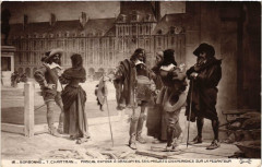 Paris 5e Sorbonne. T. Chartran. Pascal Descartes à Paris 5e