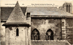 Paris 5e 11 Rue Saint-Julien-le-Pauvre. Chevet de l'Eglise -
																					75005 Paris 5e
																			