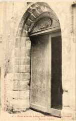 Paris 5e 11 Impasse Chartiere. Porte d'entrée à Paris 5e