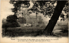 Paris 4e Vue d'ensemble de Notre-Dame à Paris 4e