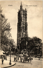 Paris 4e Tour Saint-Jacques à Paris 4e