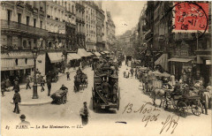 Paris 2e La Rue Montmartre à Paris 2e
