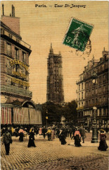 Paris 4e Tour Saint-Jacques à Paris 4e