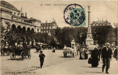 Paris 1e Place et Théatre du Chatelet