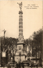 Paris 1e Colonne des Victoires. Place du Chatelet