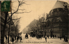 Paris 1e Perspective du Boulevard Sebastopol