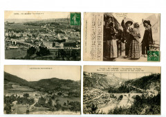 Cantal Lot de 8 cartes