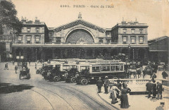 Carte postale ancienne Gare de l'Est
                                                                     à Paris 10e
                                