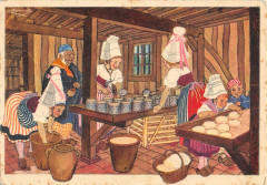 Illustrateur Homualk Normandie Fabrication Du Camembert -
													14 Calvados
												