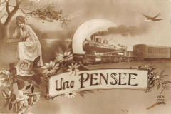 Train Une Pensee Femme Avec Train -
													France
												