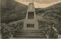 Modane Environs - Col d'Arrondaz - Monument à Modane
