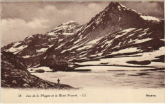 Lac de la Plagne et le Mont Pourri