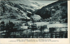 Valloire L'Archaz et Geneuil - Debouche du Vallon de la Plagnetta à Valloire
