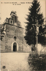 Salies de Bearn Eglise St.Martin et la Croix France -
													64 Pyrénées Atlantiques
												
