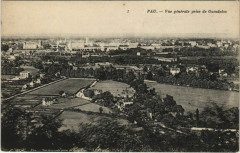 Pau Vue Generale prise de Guindalos France à Pau