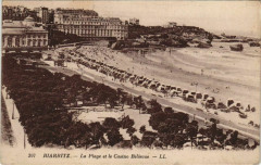Biarritz La Plage et le Casino Bellevue France à Biarritz