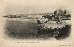 Biarritz Vue sur la Grande Plage France à Biarritz