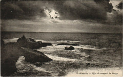 Biarritz Effet de Nuages a la Vierge à Biarritz