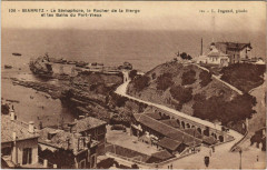 Biarritz Le Semaphore - Le Rocher de la Vierge à Biarritz