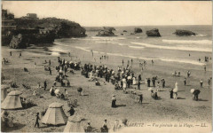 Biarritz Vue Generale de la Plage à Biarritz
