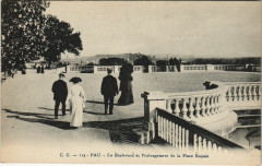 Pau Le Boulevard et Prolongement de la Place Royale à Pau