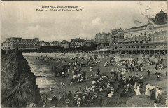 Biarritz Plage - Palais et Casino à Biarritz