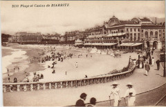 Biarritz Plage et Casino de Biarritz à Biarritz