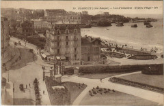 Biarritz Vue d'Ensemble - Grande Plage à Biarritz