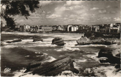 Biarritz Vue vers la Grande Plage à Biarritz