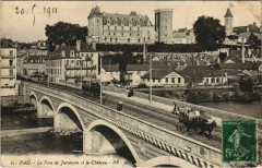 Pau Le Pont de Jurancon et Chateau France à Pau