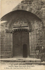 St.Jean Pied de Port Porte de l'Eglise Notre-Dame France -
													64 Pyrénées Atlantiques
												