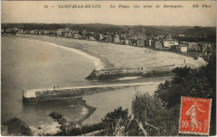 St.Jean de Luz La Plage, vue prise de Bordagain France