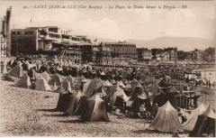 St.Jean de Luz La Plage, les Tentes France