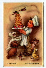 Fantaisie the pastry de banketbakker illustration