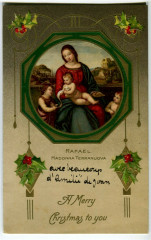 Fantaisie holiday merry christmas a merry christmas card relief jesus and mary