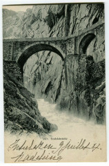 Switzerland central bridge teufelsbrücke