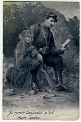 Fantaisie military always I think of you my dad illustration