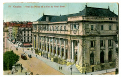 Switzerland lake Geneva Geneva hotel des postes et rue du mont-blanc