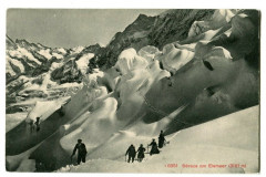 Switzerland mittelland séracs am Eismeer animated