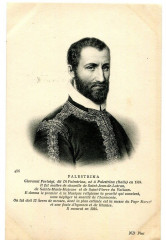Figure famous palestrina a choir master of st-jean-de-lateran