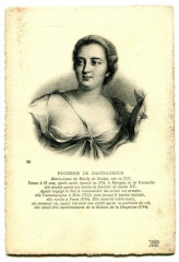 Famous character duchess of Châteauroux favourite of louis xv