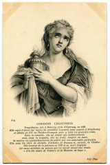 Famous character Adrienne lecouvreur tragédienne