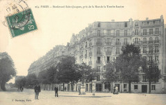 Paris XIVe Boulevard Saint Jacques Pris De La Rue De La Tombe Issoire rare