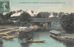 Villeneuve Saint Georges Pont Du Chemin De Fer Tranversant L'Yerres -
																					94190 Villeneuve-Saint-Georges
																			