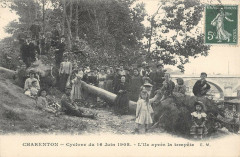 Charenton Cyclone Du 16 Juin 1908 L'Ile Apres La Tempete